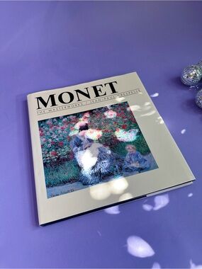 Vintage Monet Masterworks Hardcover Coffee Table Book